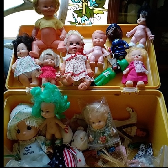 ⚜️ 4 Vintage Amber Viking Georgian DRINKING GOBLETS. EVC - Picture 11 of 16